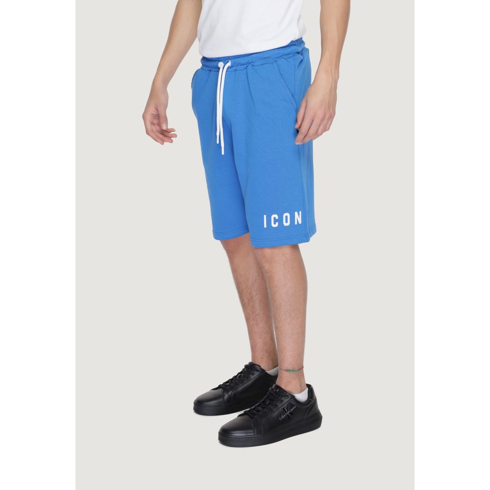 Icon Blue Cotton Short: Effortless Luxury Redefined