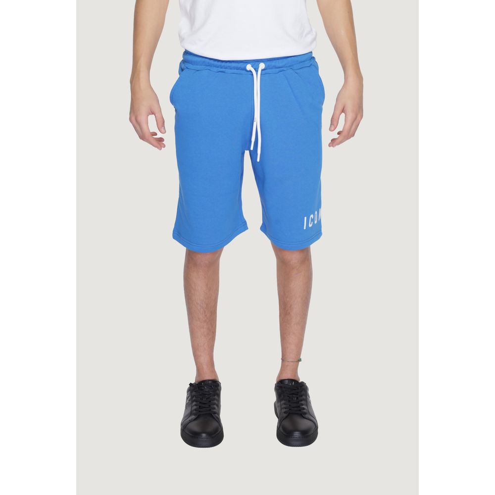 Icon Blue Cotton Short: Effortless Luxury Redefined