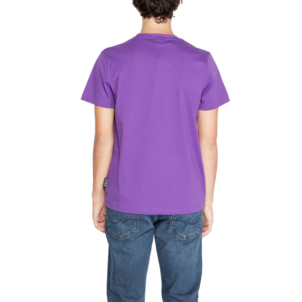 Icon Purple Cotton T-Shirt Effortless Sophistication Redefined