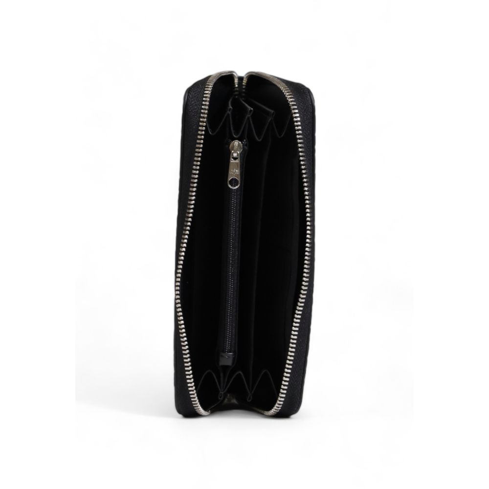 Armani Exchange Black Polyethylene Wallet for Sophisticated Style