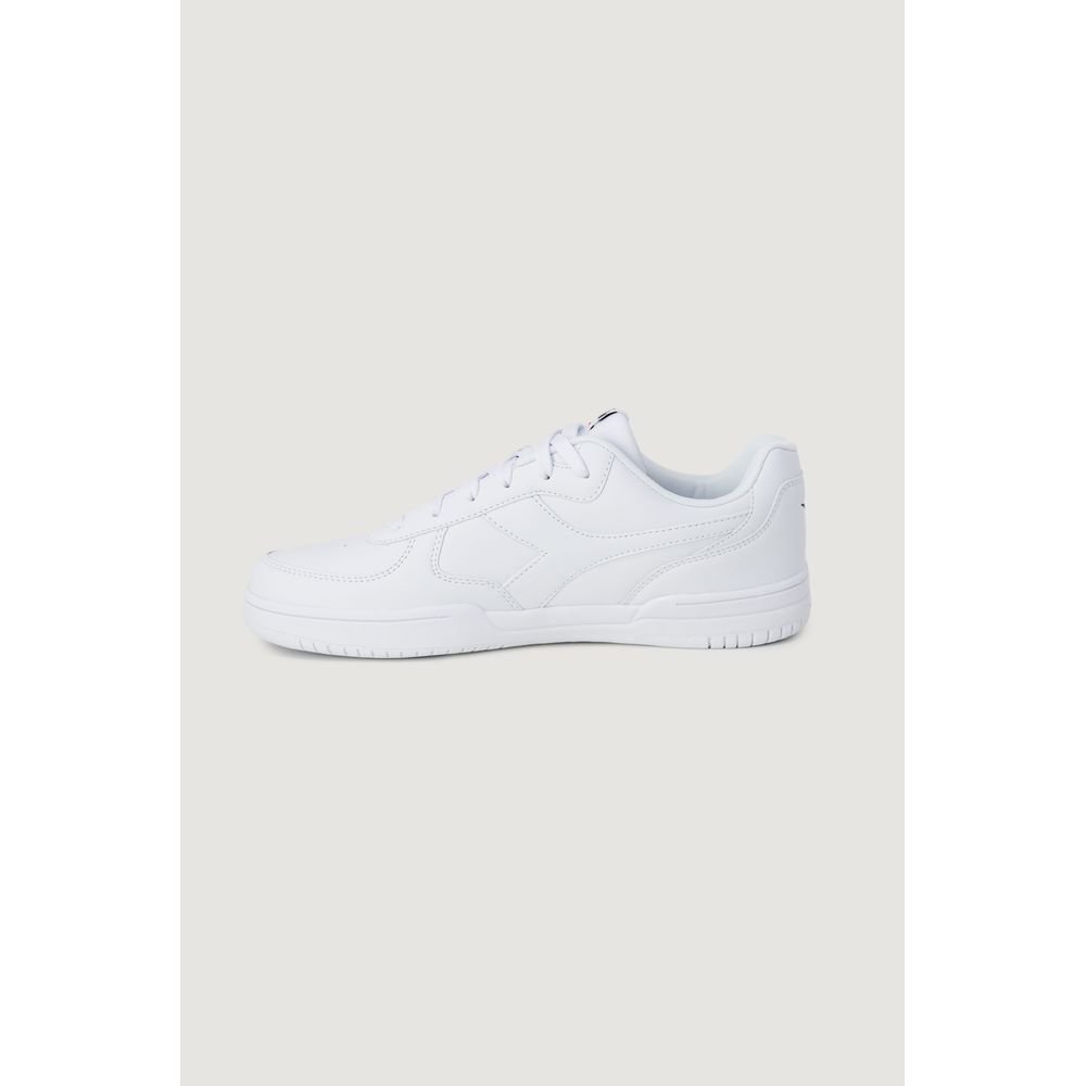 Diadora White Leather Sneaker in Timeless Elegance