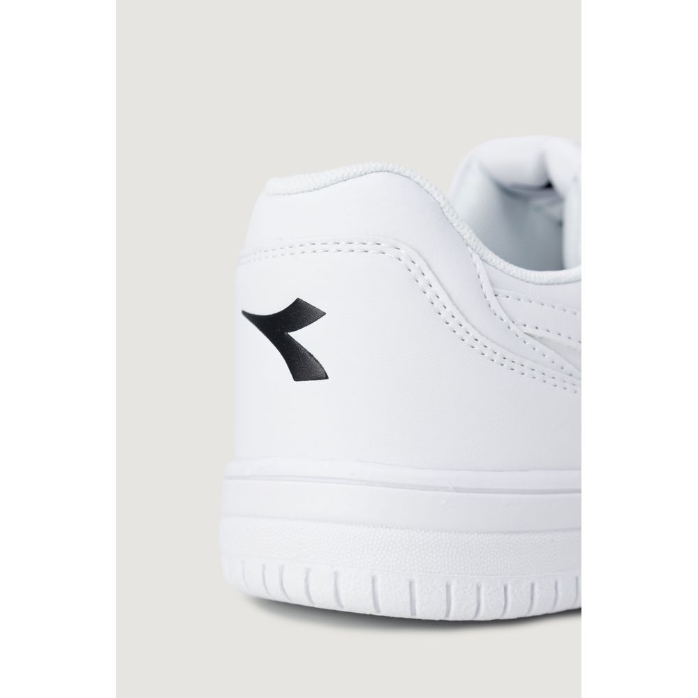 Diadora White Leather Sneaker in Timeless Elegance