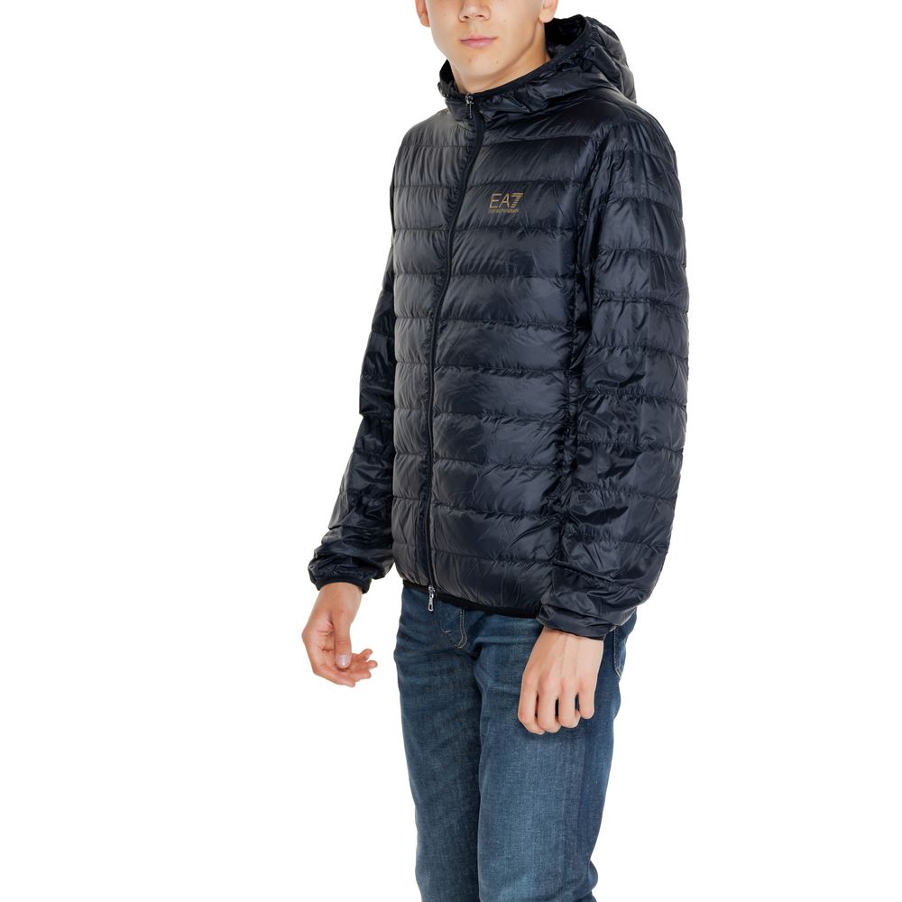 EA7 Emporio Armani Grey Cotton Bicolor Jacket