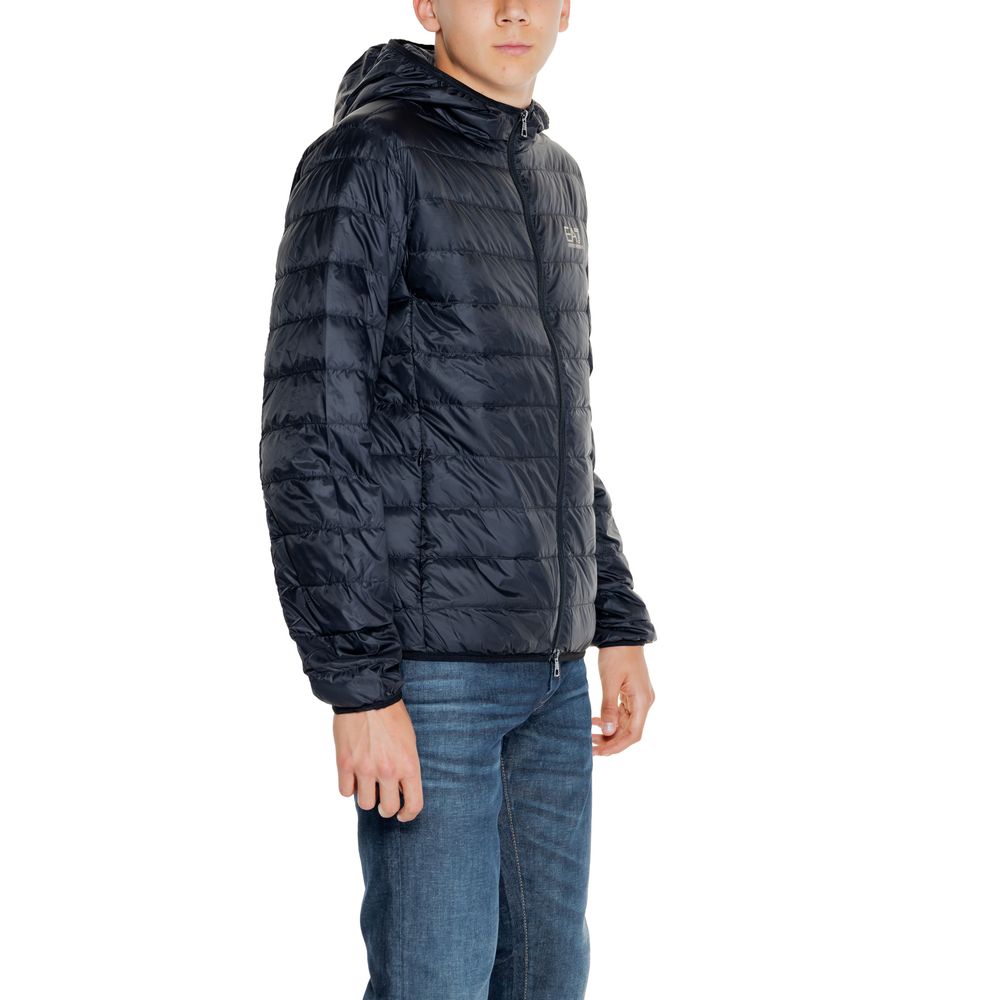 EA7 Emporio Armani Grey Cotton Bicolor Jacket