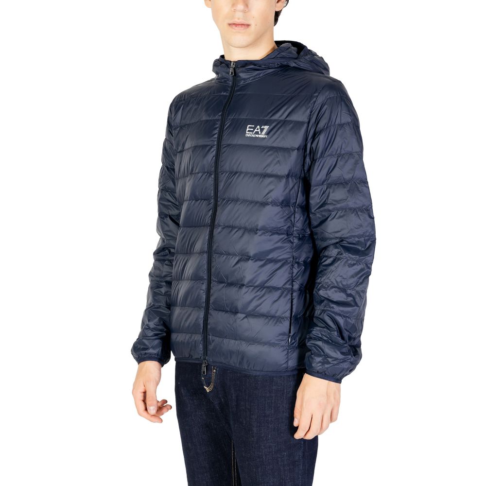 EA7 Emporio Armani Blue Jacket for Elevated Style