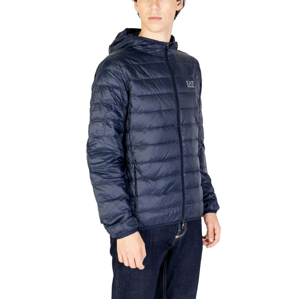 EA7 Emporio Armani Blue Jacket for Elevated Style