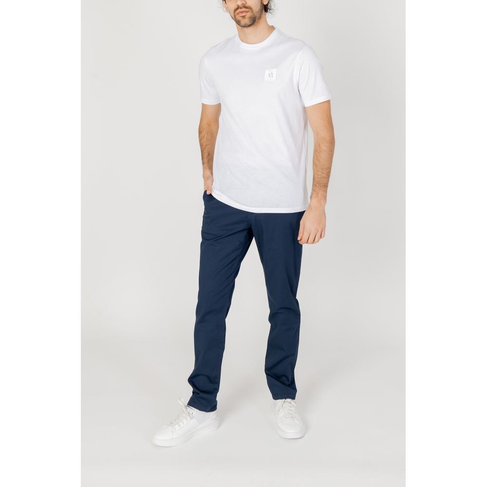 Armani Exchange Blue Cotton Jeans for Modern Elegance