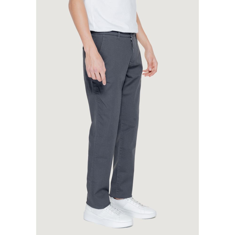 Armani Exchange Black Cotton Jeans & Pant for Effortless Elegance