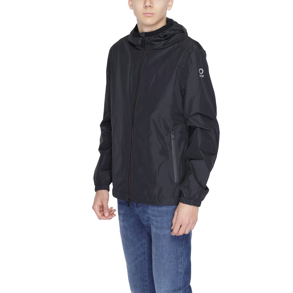 Suns Black Wool Jacket for Elevated Outerwear Style