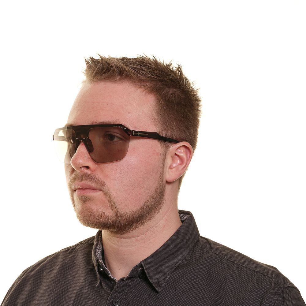 Tom Ford Brown Acetate Sunglasses for Elevated Sophistication