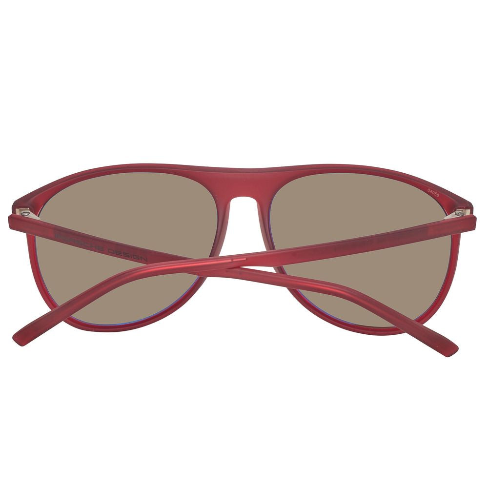 Porsche Design Burgundy Acetate Unisex Sunglasses