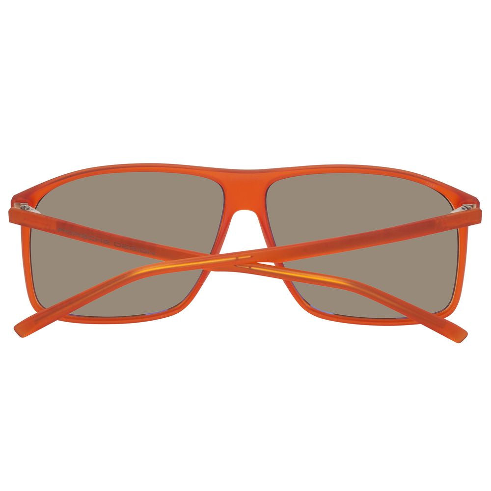 Porsche Design Orange Acetate Sunglasses for Elevated Style