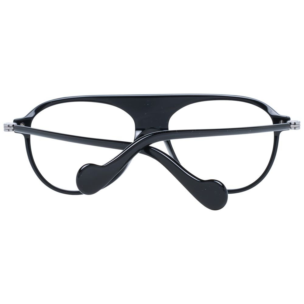 Moncler Black Acetate Optical Frames - Timeless Elegance Redefined