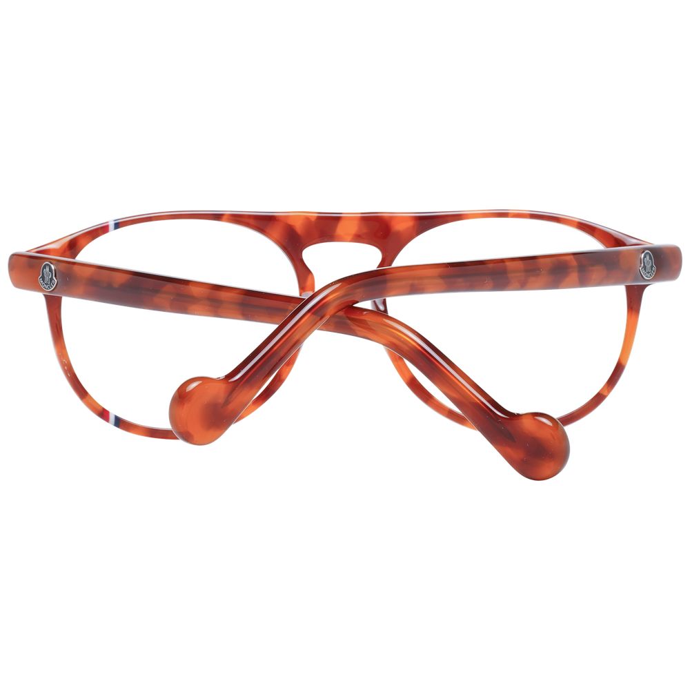 Moncler Brown Acetate Optical Frames for Elevated Style