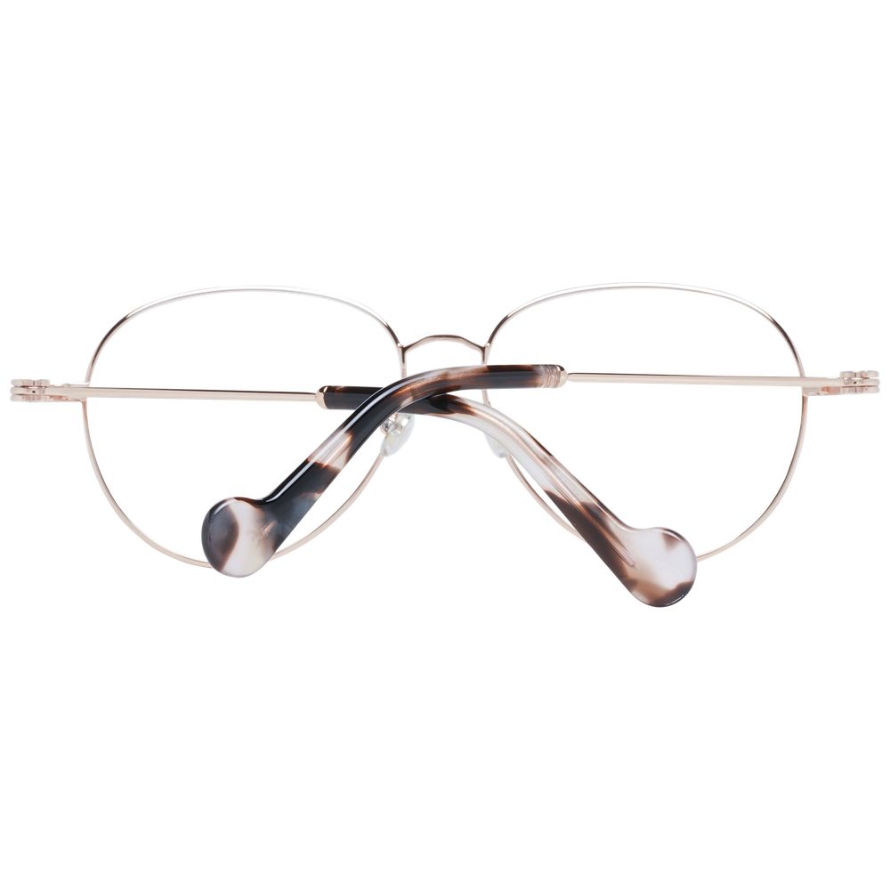Moncler Rose Gold Metal Optical Frames for Timeless Elegance