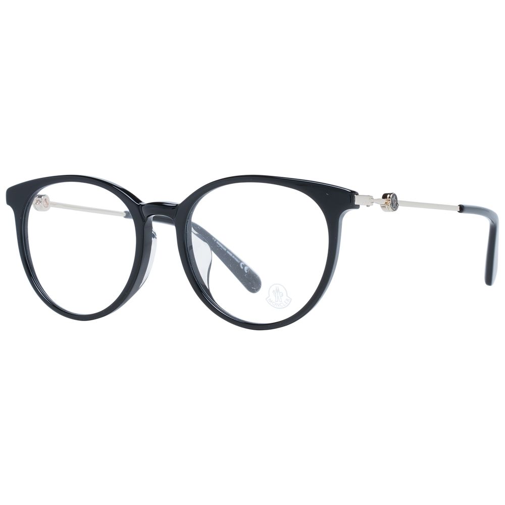 Moncler Black Acetate Optical Frames - Timeless Luxury Eyewear