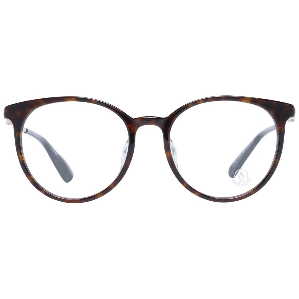 Moncler Brown Acetate Unisex Optical Frames for Timeless Elegance