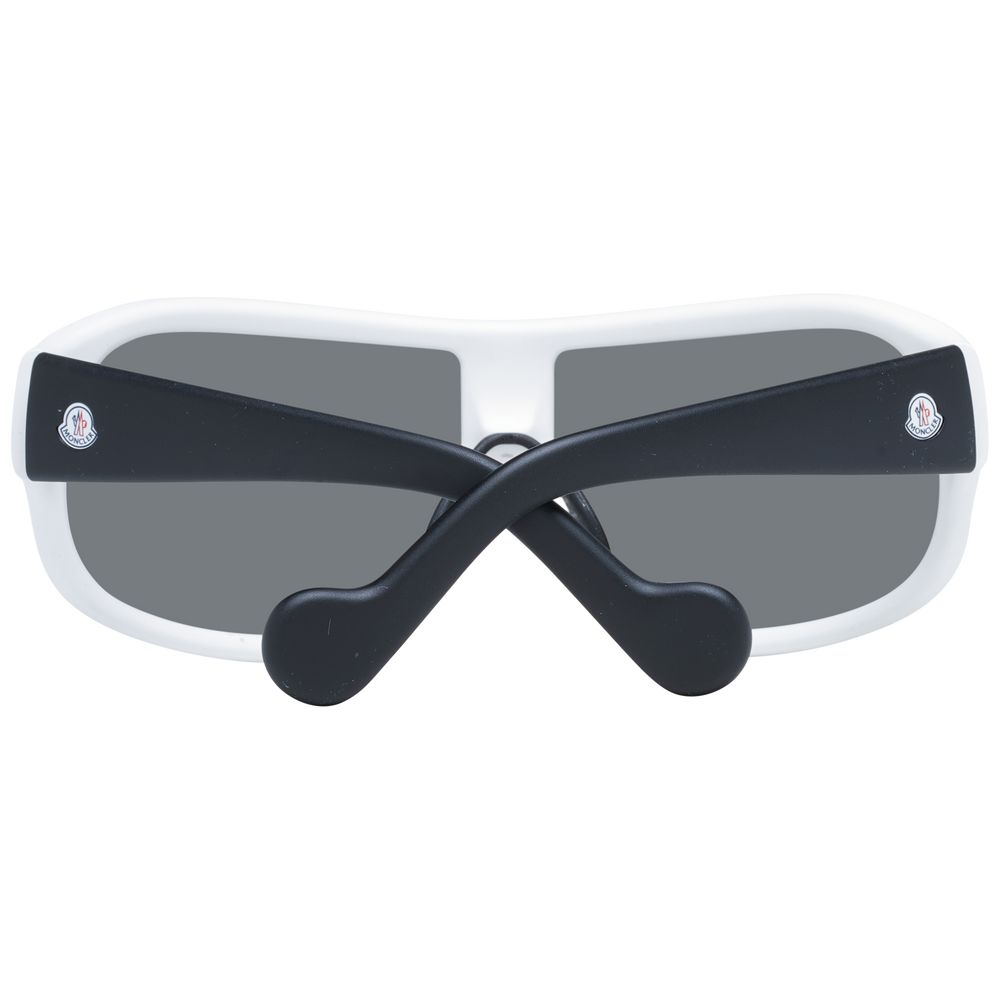 Moncler White Acetate Sunglasses for Elevated Style and Luxury
