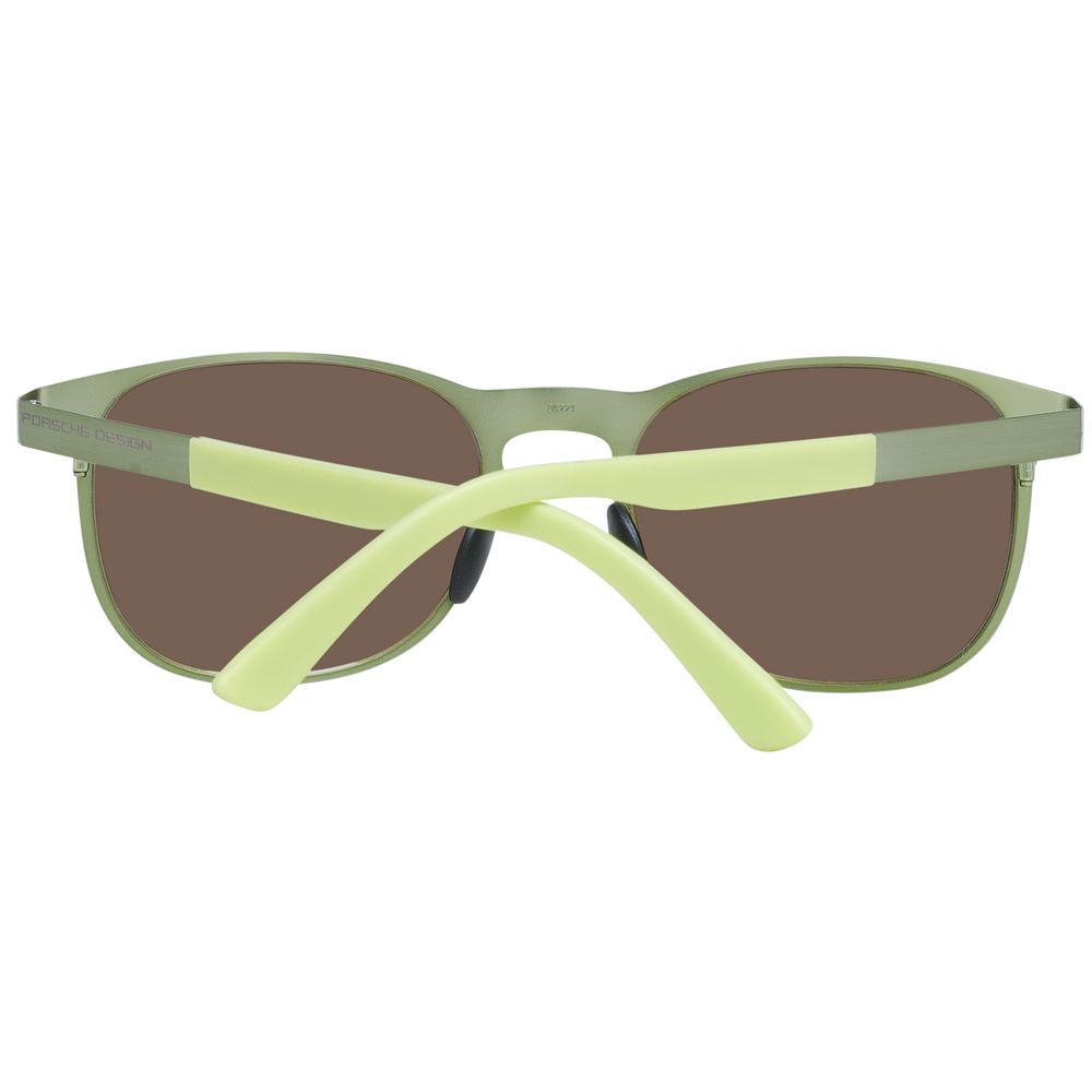 Porsche Design Green Metal Sunglasses for Modern Elegance