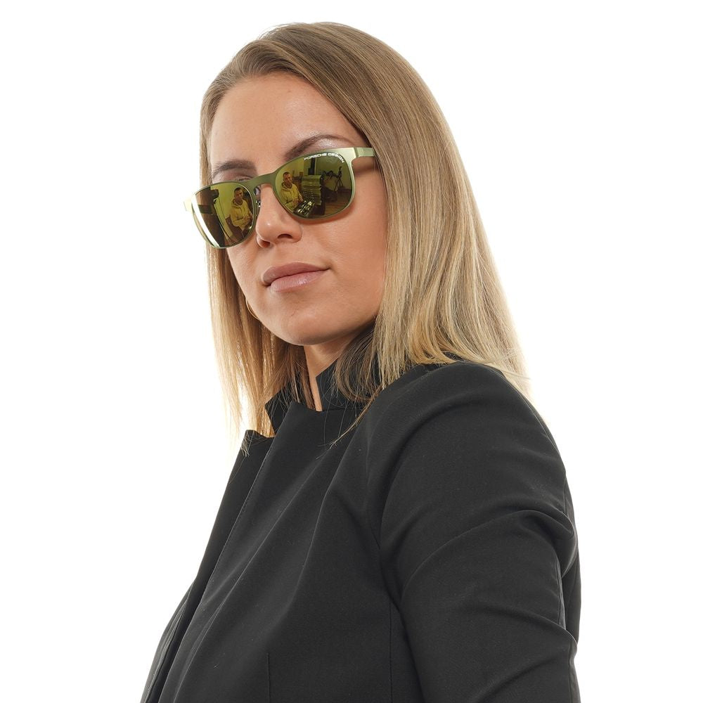 Porsche Design Green Metal Sunglasses for Modern Elegance