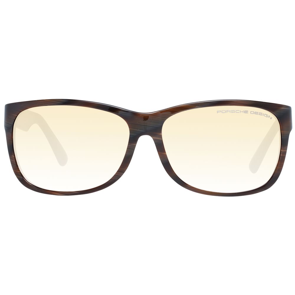 Porsche Design Brown Acetate Sunglasses for Timeless Sophistication
