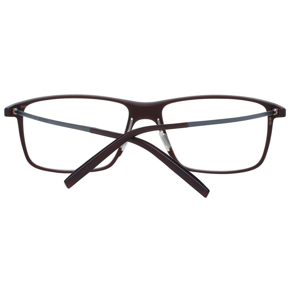 Porsche Design Brown Acetate Optical Frames for Timeless Sophistication
