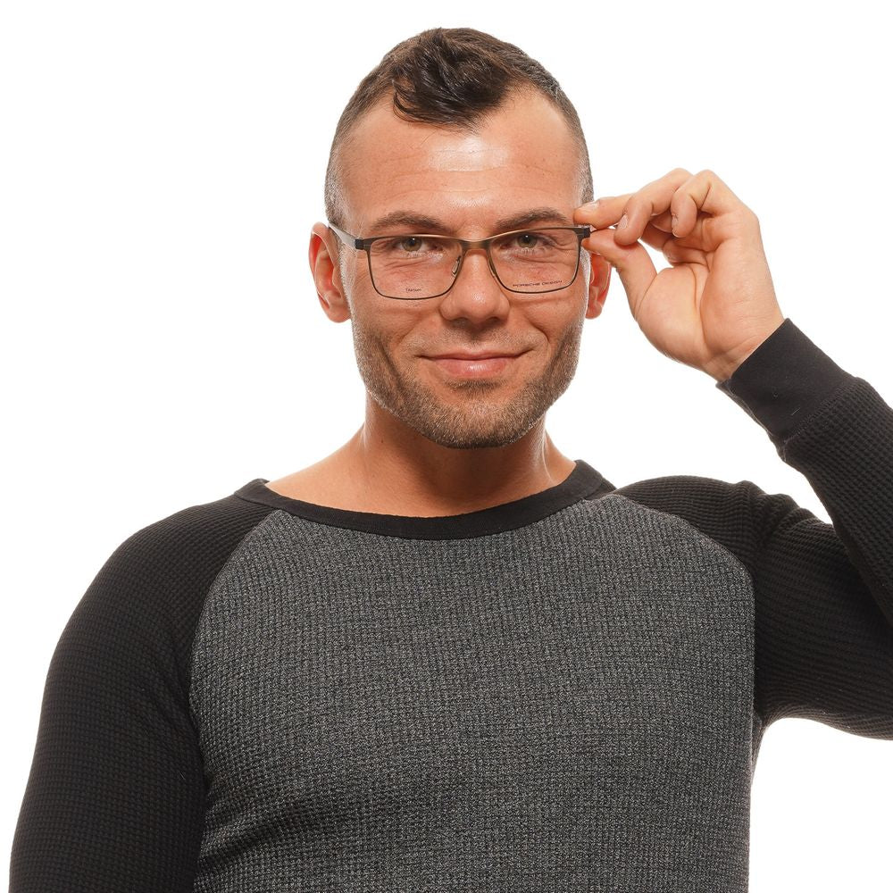 Porsche Design Brown Titanium Optical Frames
