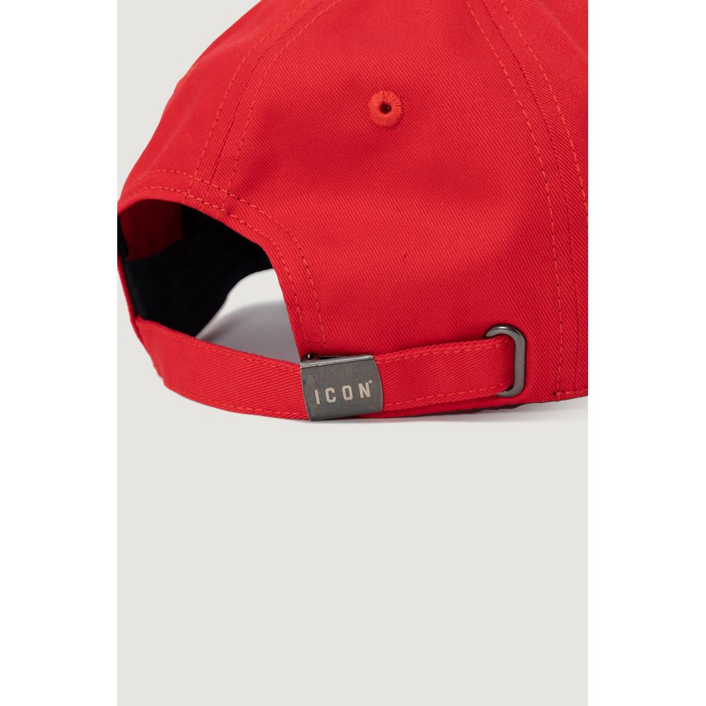 Icon Red Cotton Hat & Cap for Effortless Elegance