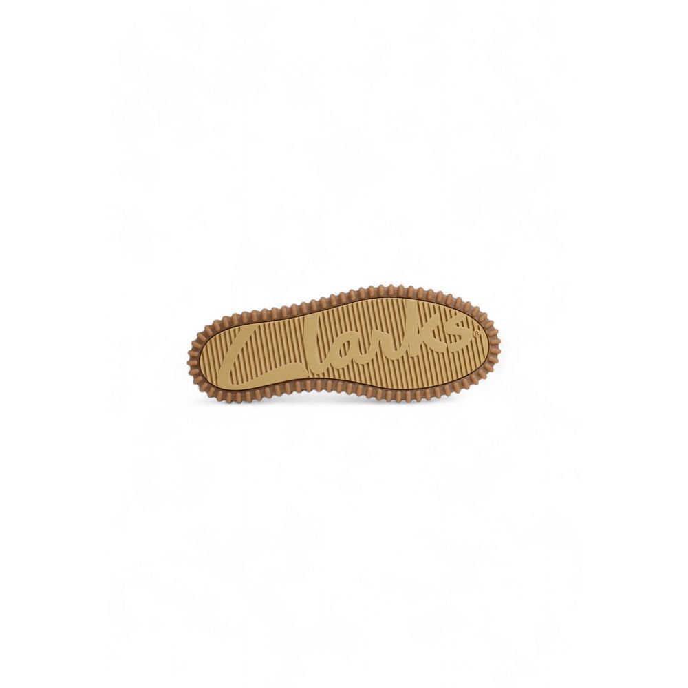 Clarks Beige Suede Leather Casual Footwear for Sophisticated Style