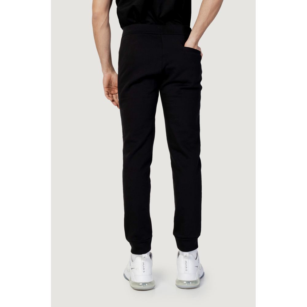 Armani Exchange Black Cotton Jeans for Effortless Elegance