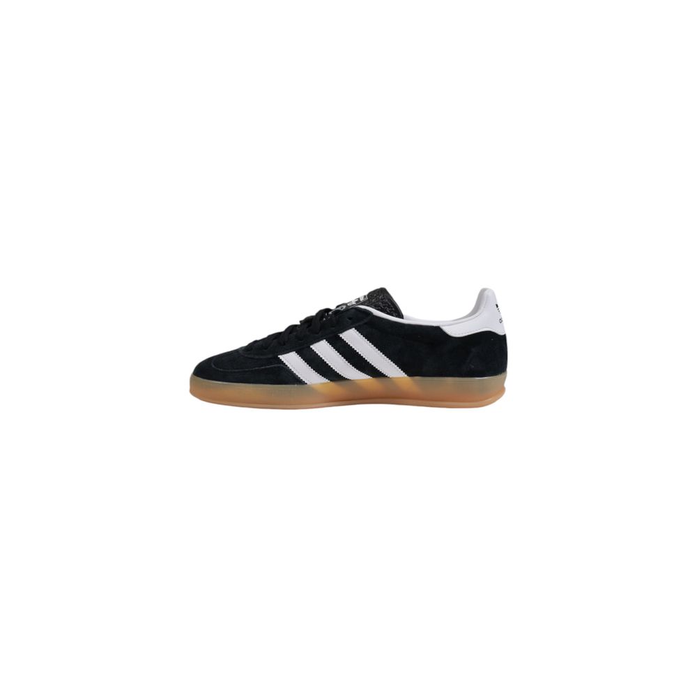 Adidas Black Suede Leather Sneaker for Elevated Style