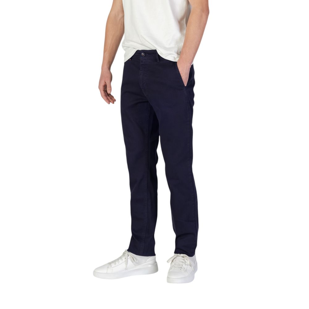Hugo Boss Blue Cotton Jeans for Elevated Style