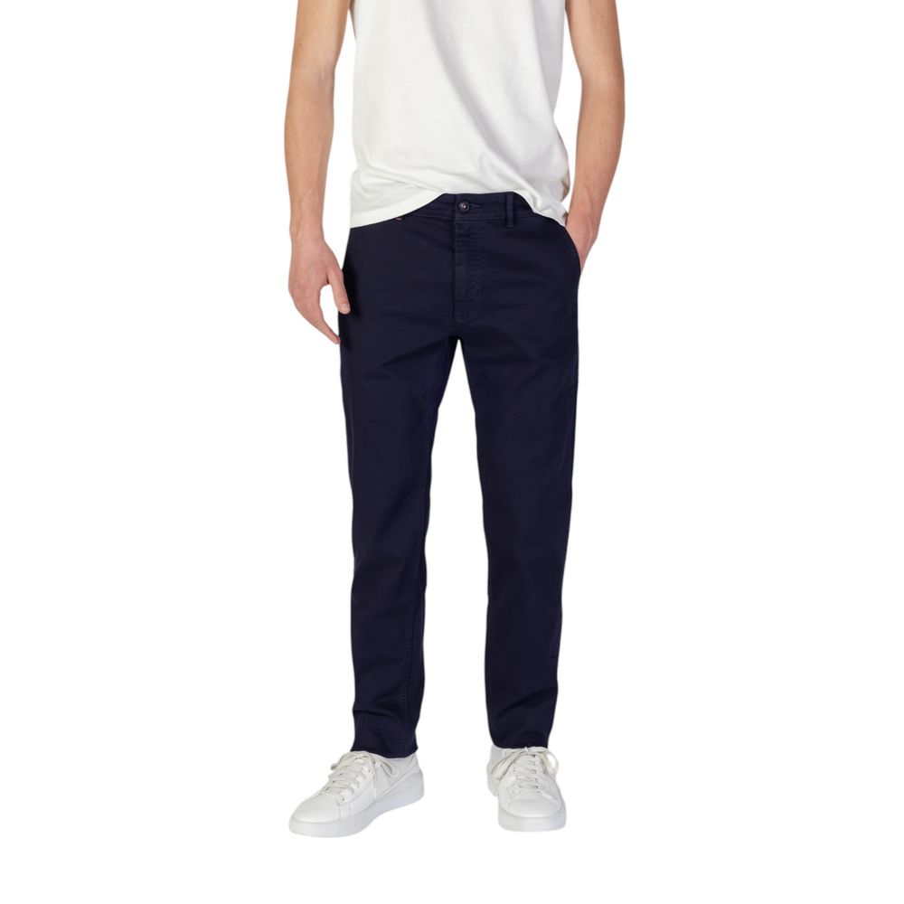 Hugo Boss Blue Cotton Jeans for Elevated Style