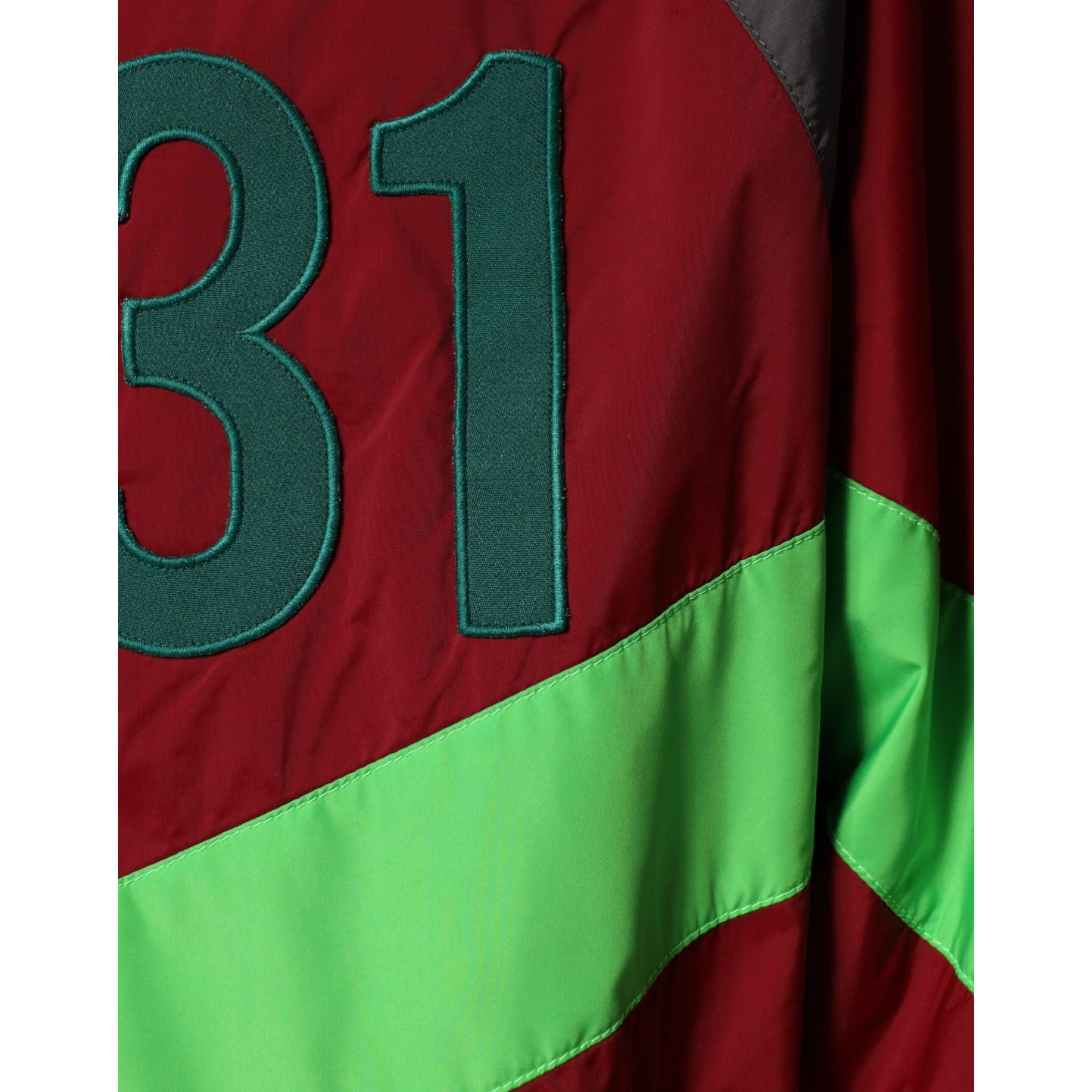 Dolce & Gabbana Multicolor Nylon Windbreaker Jacket