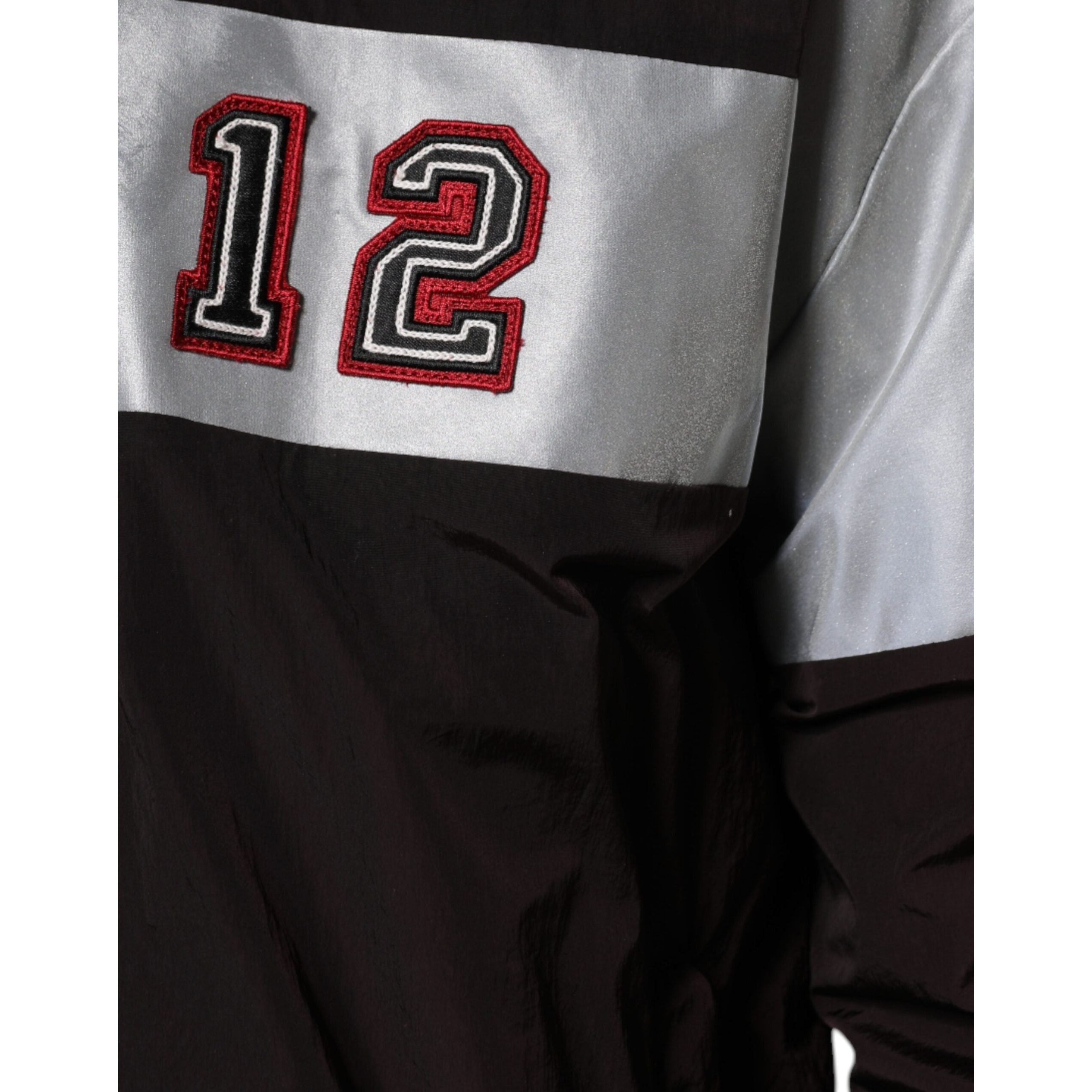 Dolce & Gabbana Multicolor Jersey Full Zip Bomber Jacket