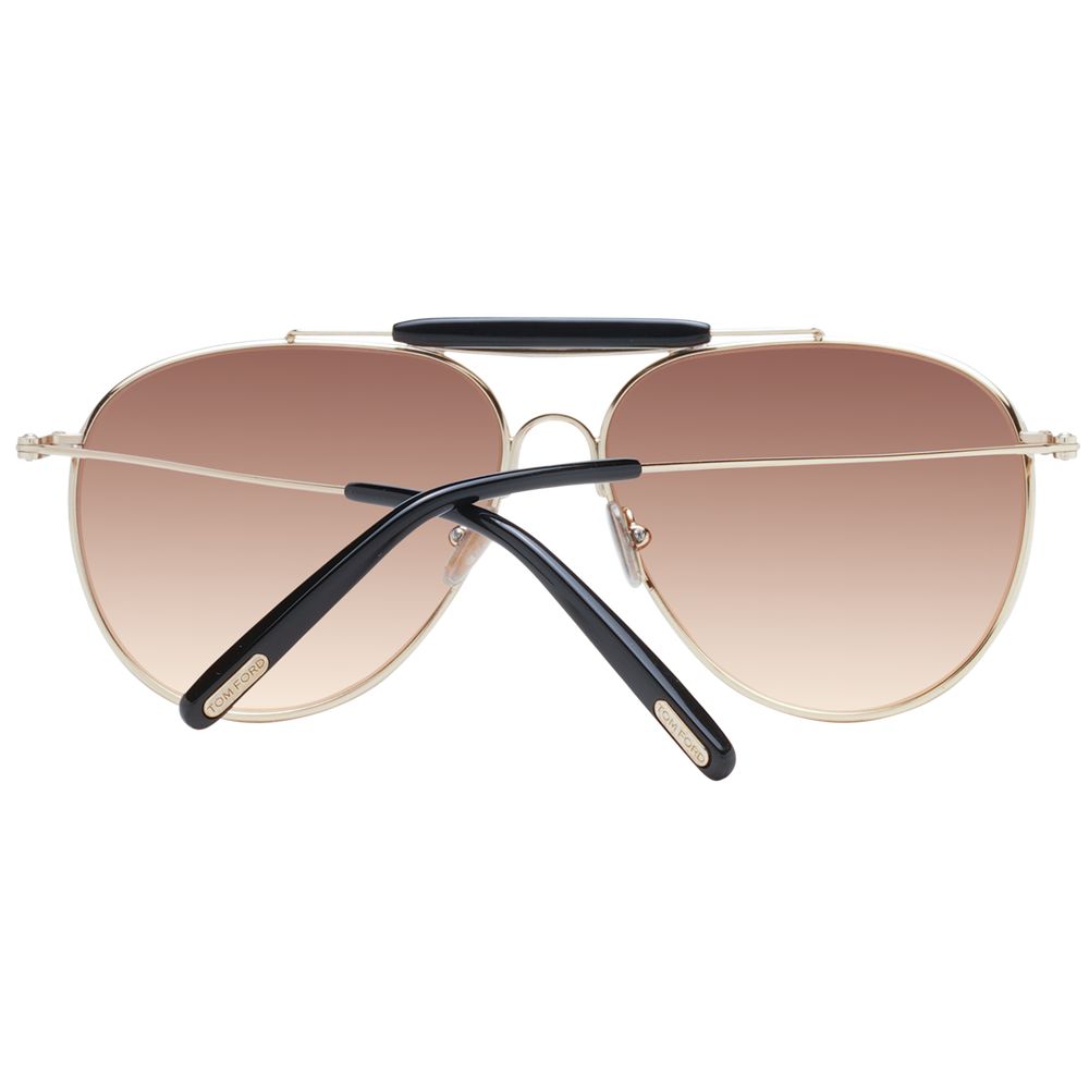 Tom Ford Gold Metal Sunglasses - Timeless Luxury Accessory
