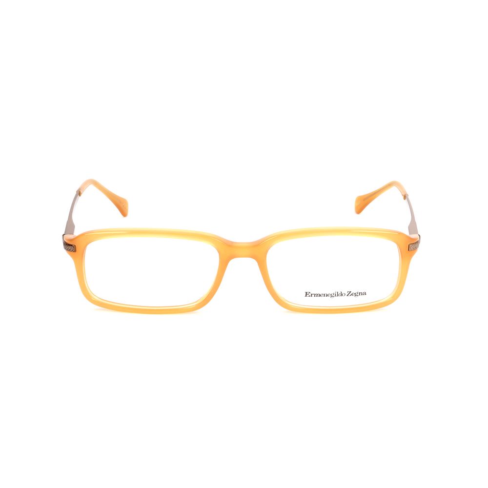 Ermenegildo Zegna Yellow Acetate Frames for Timeless Elegance