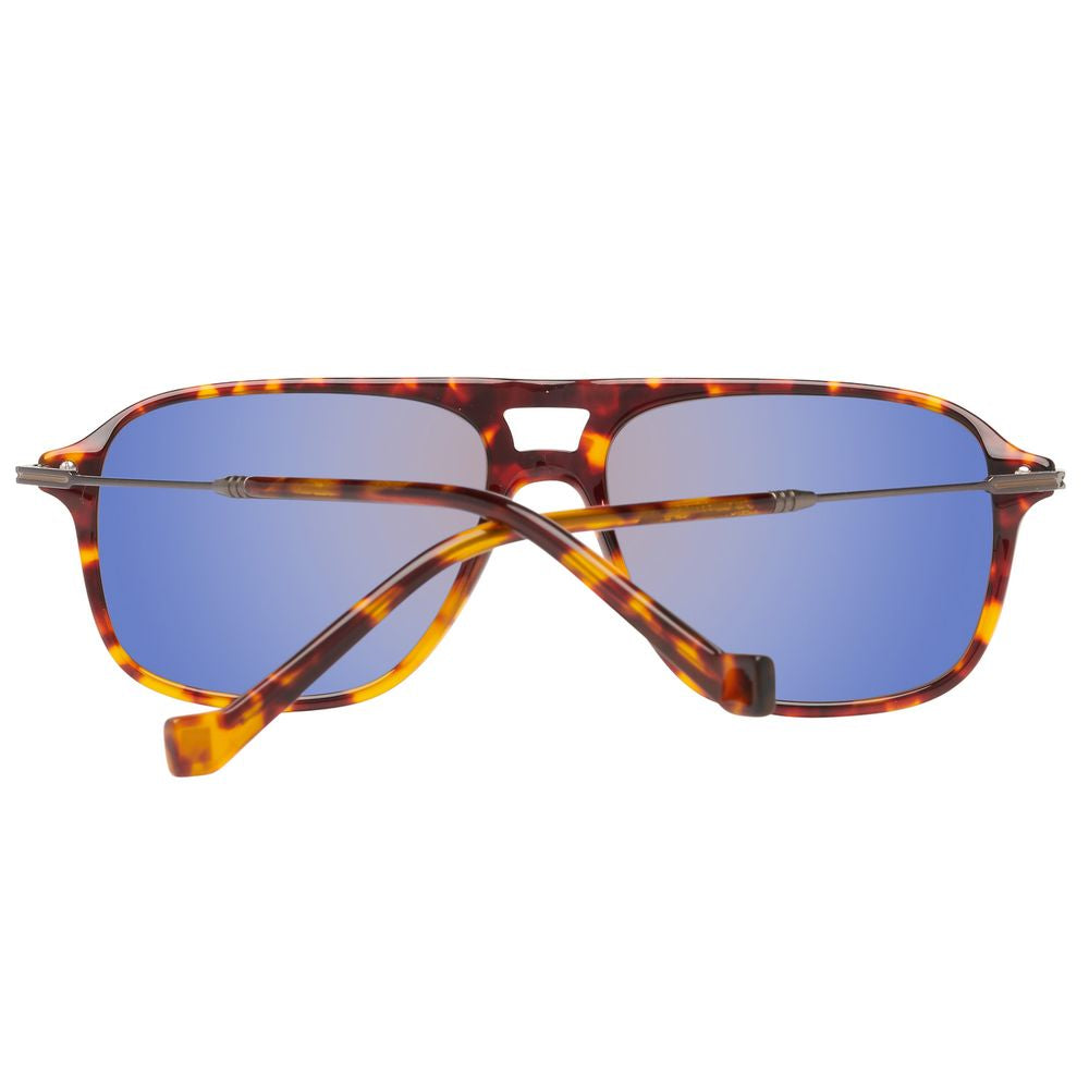 Hackett Brown Acetate Sunglasses for Timeless Elegance