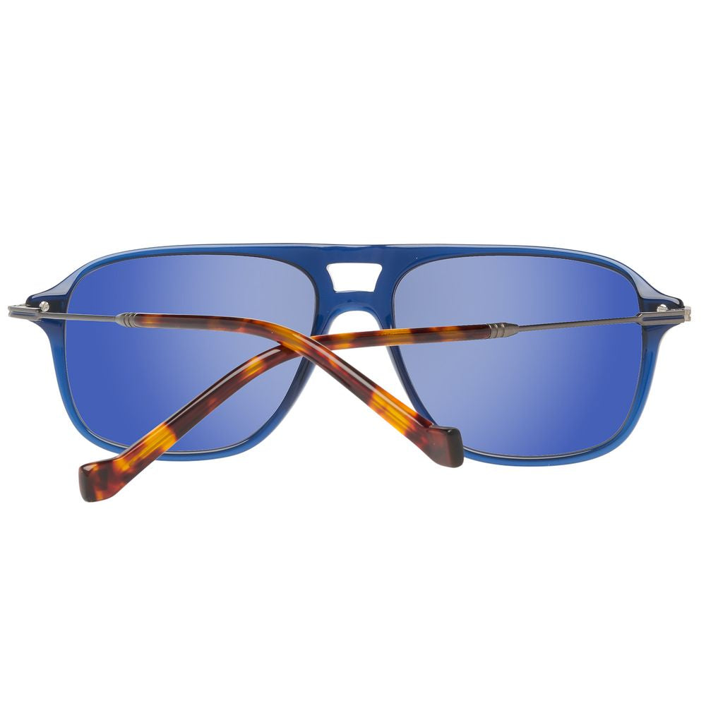 Hackett Blue Acetate Sunglasses for Effortless Elegance