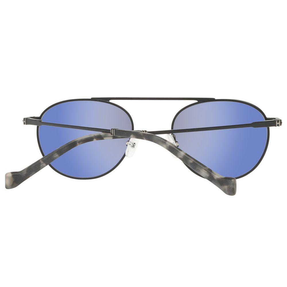 Hackett Black Metal Sunglasses - Timeless Luxury Accessory