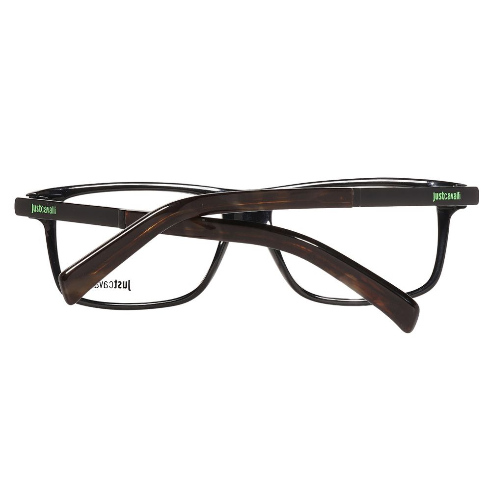 Just Cavalli Brown Metal Frames for Timeless Elegance
