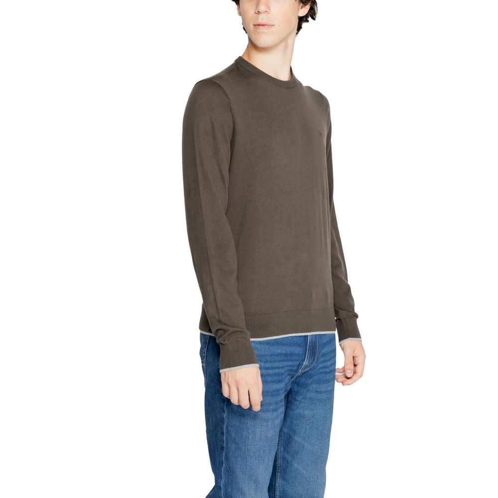 Armani Exchange Green Cotton T-Shirt for Timeless Elegance