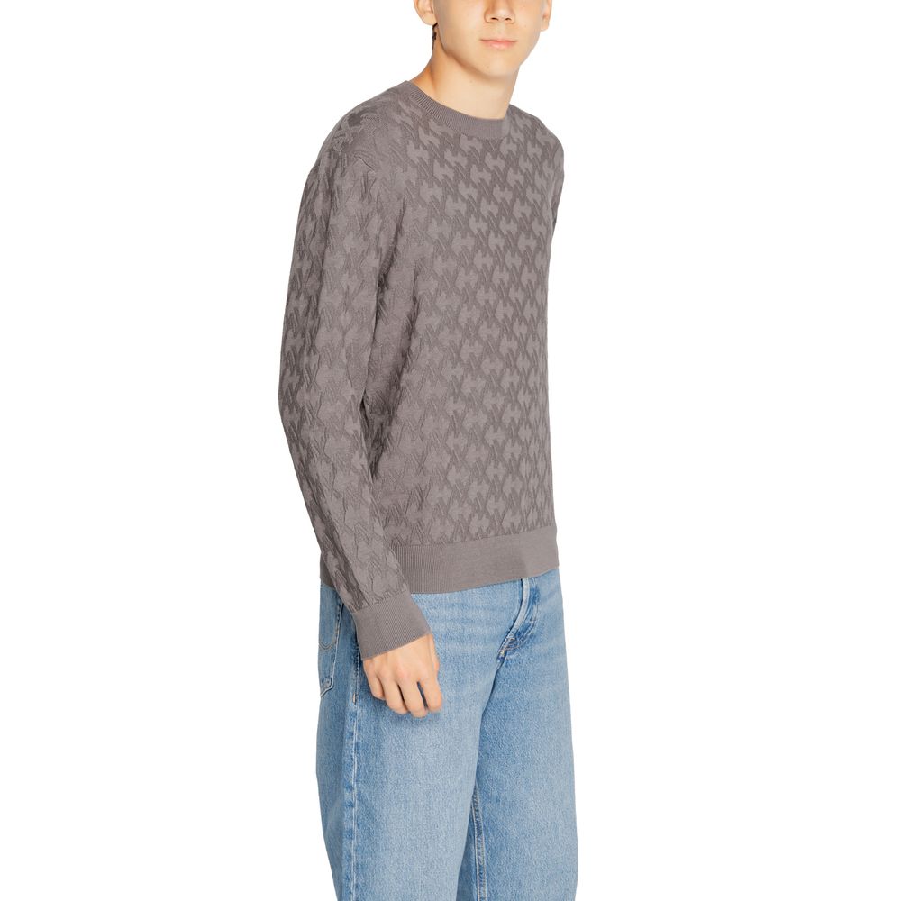 Armani Exchange Gray Viscose T-Shirt for Timeless Elegance