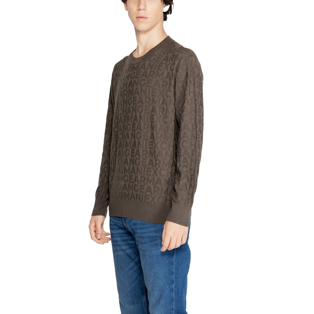 Armani Exchange Green Viscose T-Shirt for Effortless Elegance