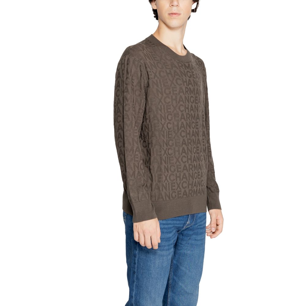 Armani Exchange Green Viscose T-Shirt for Effortless Elegance