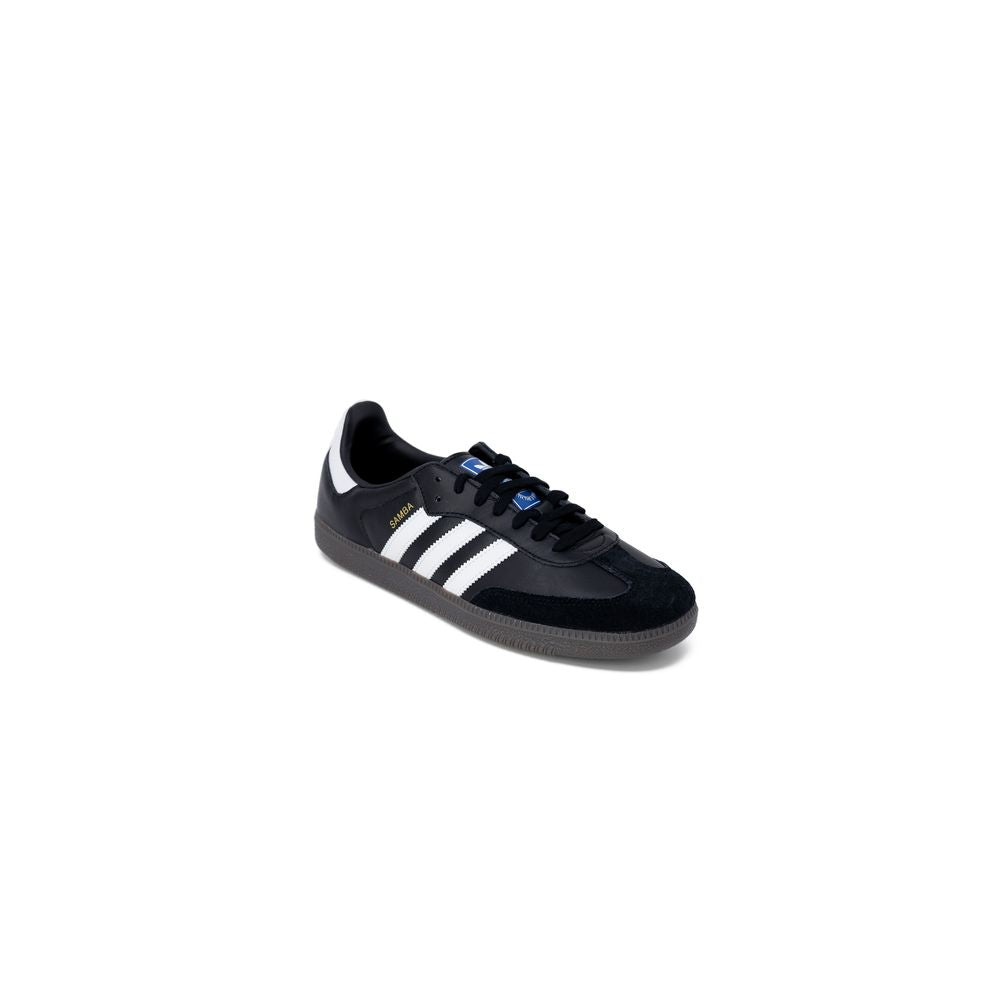 Adidas Black Leather Sneaker for Effortless Elegance