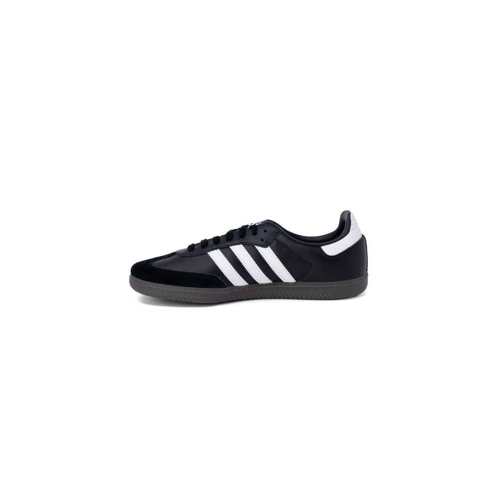 Adidas Black Leather Sneaker for Effortless Elegance