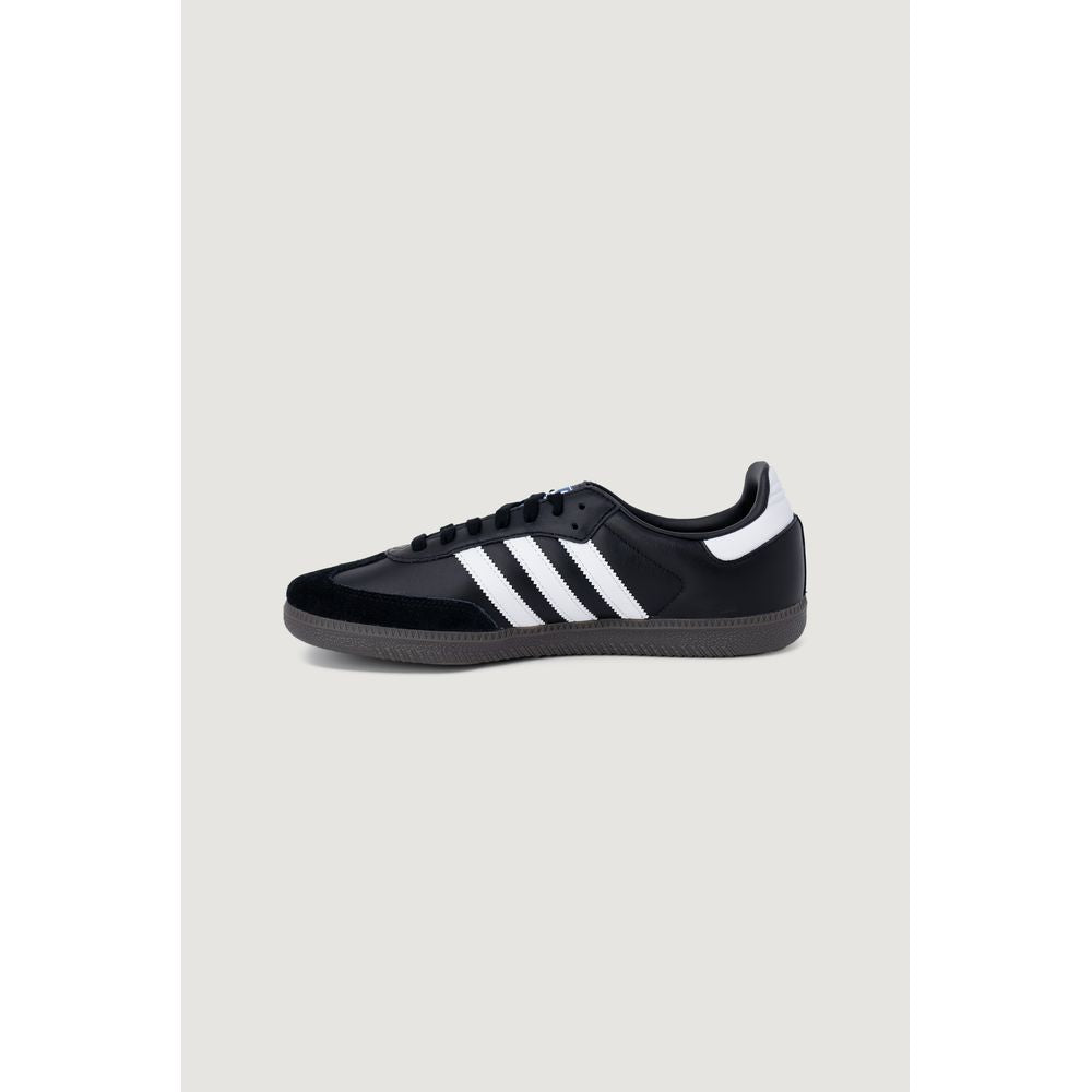 Adidas Black Leather Sneaker for Effortless Elegance