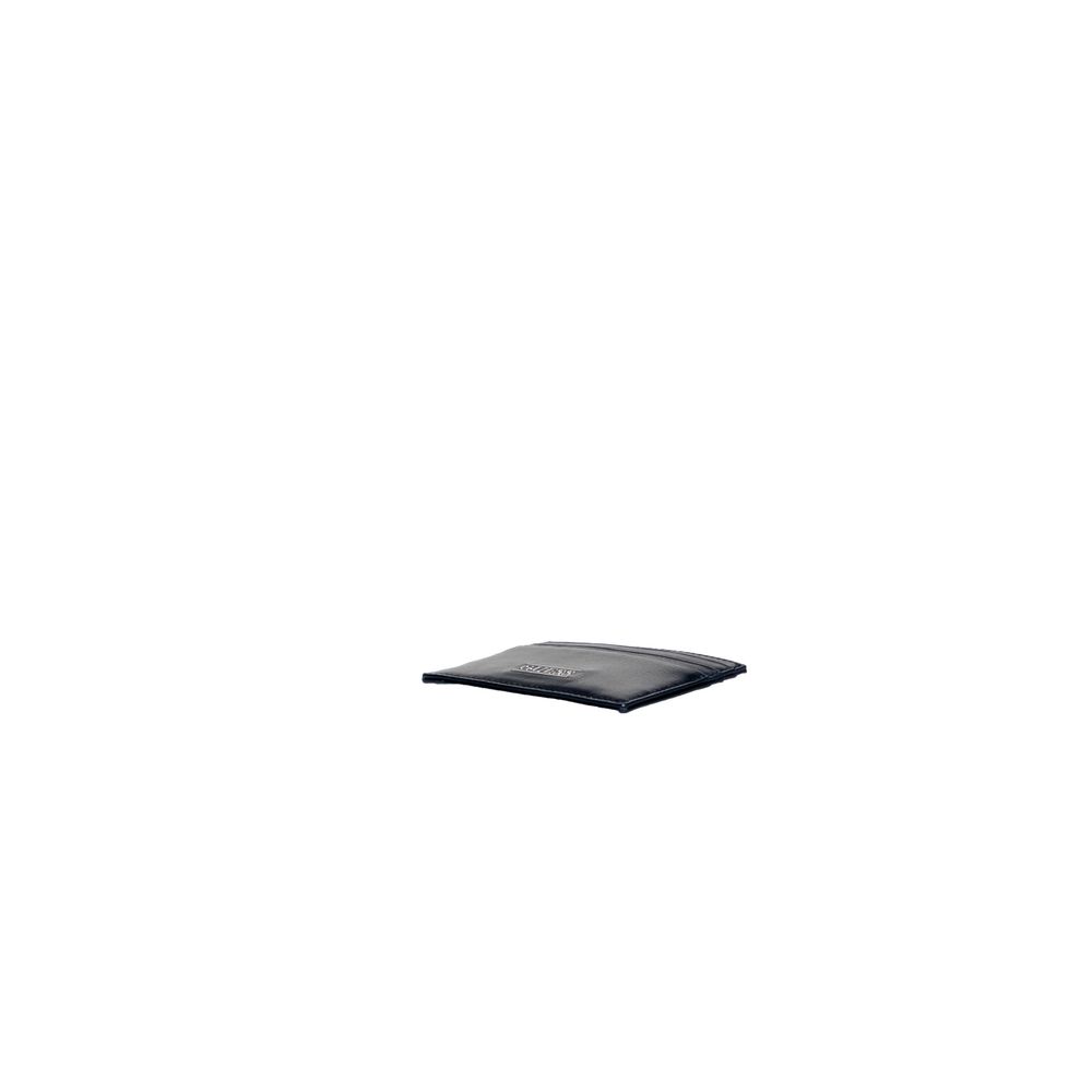 Guess Black Leather Wallet - Timeless Elegance Redefined
