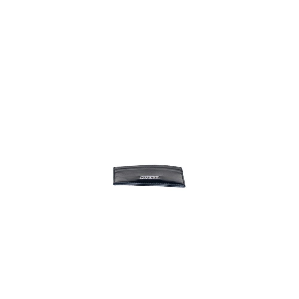 Guess Black Leather Wallet - Timeless Elegance Redefined